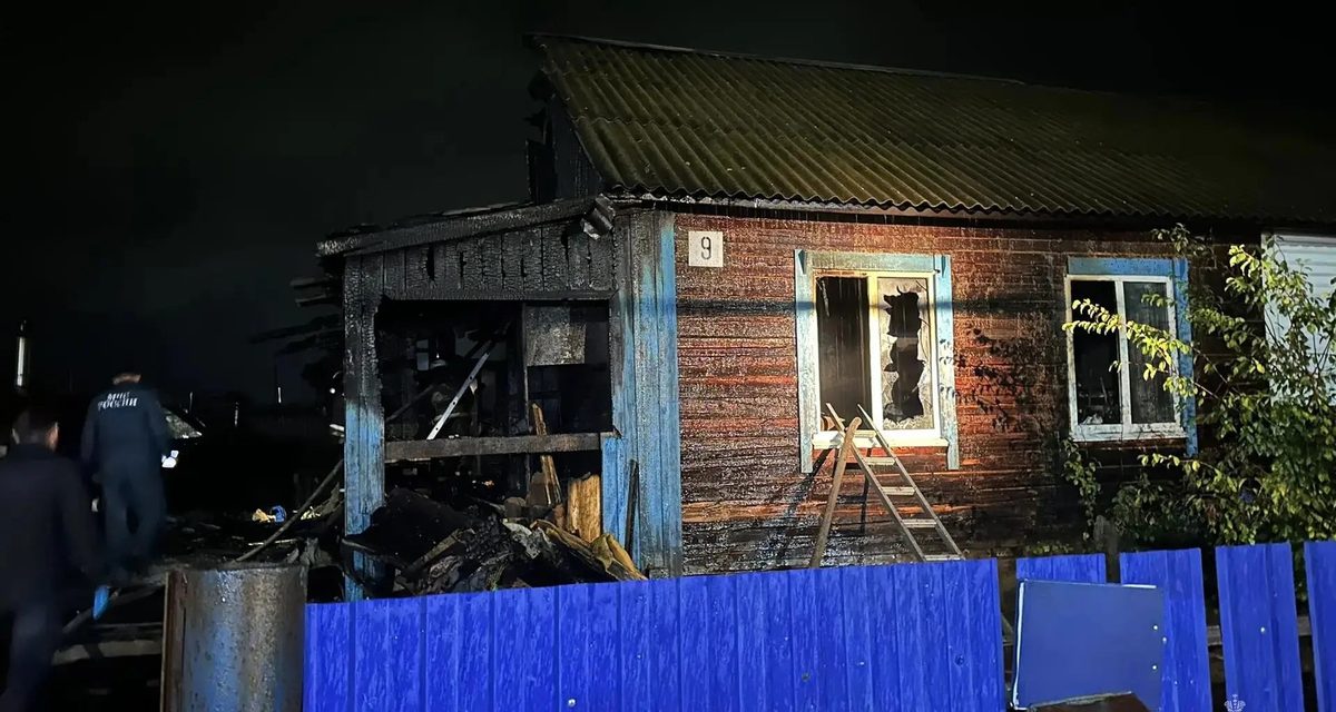 Трое детей погибли при пожаре в жилом доме в селе Амзя